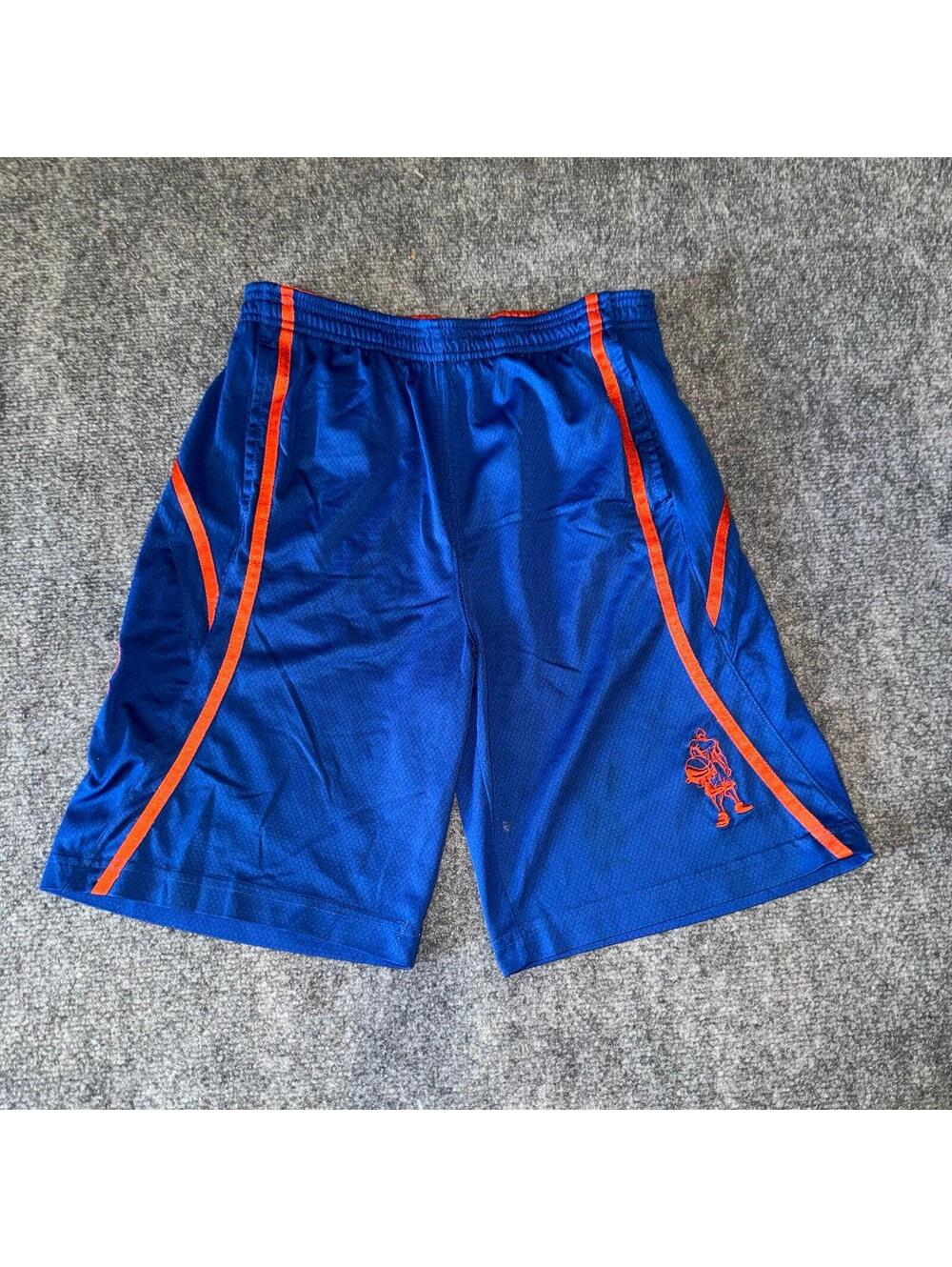 AND1 Knicks Colorway Baggy Hoop Shorts Mens MD Vtg y2k 90s Rare